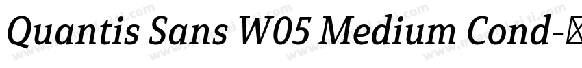 Quantis Sans W05 Medium Cond字体转换